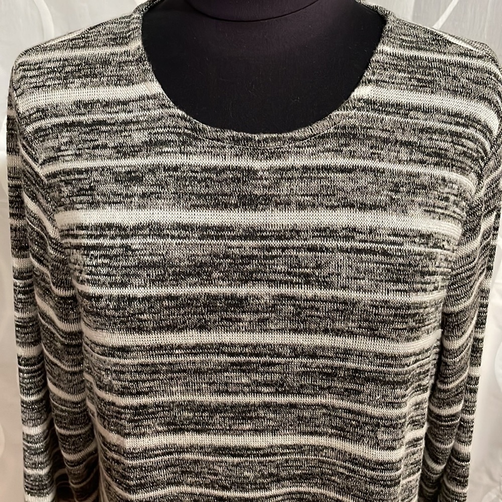 Chico’s Shimmery Sweater, Size 3 (XL/16) - Picture 2 of 5